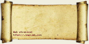 Olivera Vulović vizit kartica